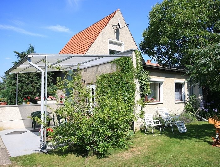 Kleines Einfamilienhaus auf traumhaftem Süd/Westgrundstück in Toplage Falkensee-Falkenhöh